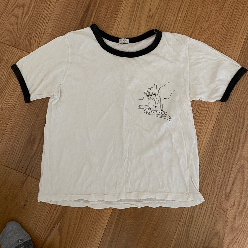 Brandy Melville J Galt RARE Ringer Tee